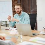 IT Consultant in Meeting